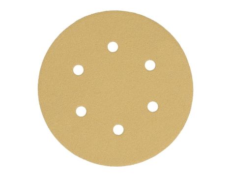 MILWAUKEE KRĄŻEK ŚCIERNY PREMIUM HP 150/6 OTWORÓW P40 /50 szt.