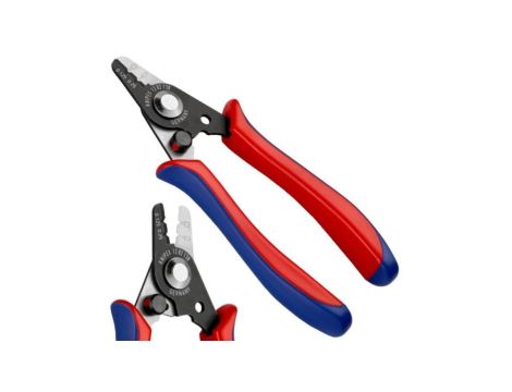 Szczypce do ściągania izolacji ze światłowodów 130mm KNIPEX 12 82 130 SB