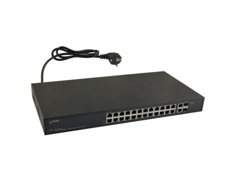 Switch PoE 24xPoE + 4xUplink 10/100/1000 Mbps, 720W -do kamer
