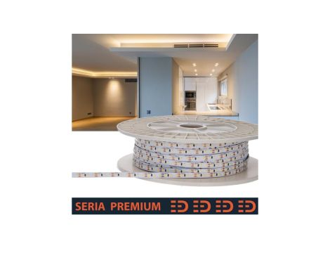 Taśma Premium 12V 120led 3000K 1000lm SMD2835 (100) PL5Y