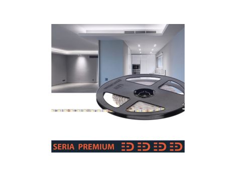 Taśma Premium 12V Slim 4mm 120led 6500K 1100lm SMD2835 (100) PL5Y