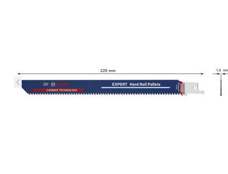 BOSCH BRZESZCZOT DO PIŁ SZABLASTYCH EXPERT S1122CHM 225mm  /1szt. 2608900387