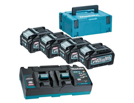 MAKITA ZESTAW ZASILAJĄCY 40V XGT (BL4040Fx4+DC40RB) (UN3480)