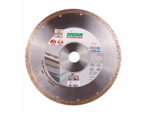DISTAR TARCZA DIAMENTOWA HARD CERAMICS ADVANCED 230 x 1,6 x 10 x 25,4