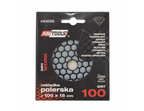 AW NAKŁADKA POLERSKA 100mm  GR. 100 S NA SUCHO - 3