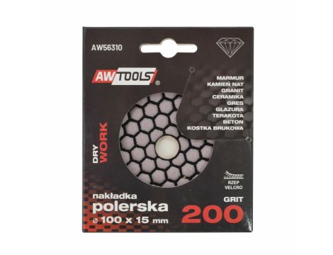 AW NAKŁADKA POLERSKA 100mm  GR. 200 S NA SUCHO - 3