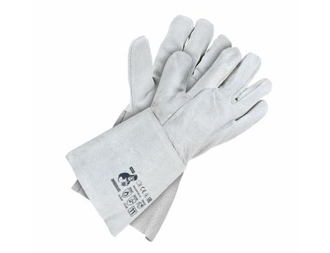 RĘKAWICE SPAWALNICZE 35cm WYKONANE ZE