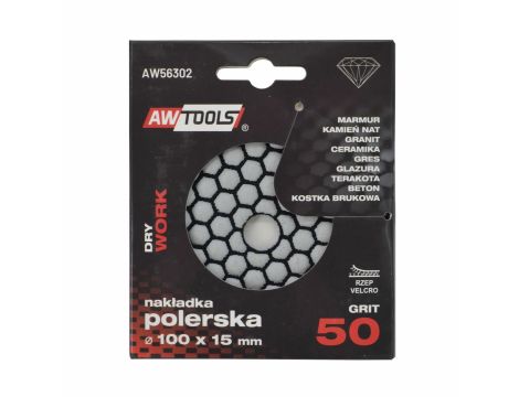 AW NAKŁADKA POLERSKA 100mm  GR.  50 S NA SUCHO - 3