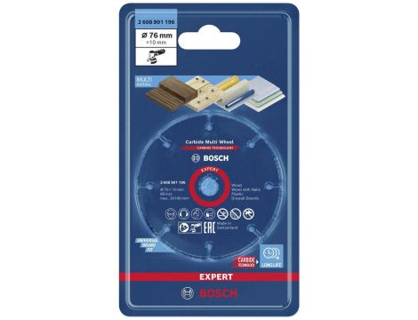 BOSCH TARCZA UNIWERSALNA  76mm DREWNO,PLASTIK,GIPS EXPERT CMW 2608901196 - 2