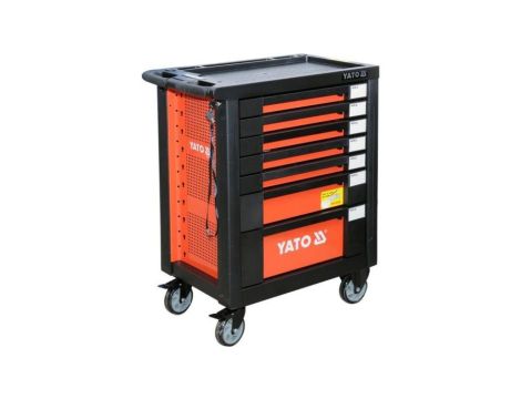 SZAFKA SERWISOWA NA KÓLKACH + NARZEDZIA 211 CZĘŚCI