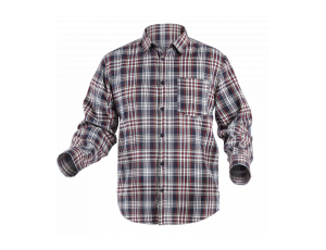 HOGERT KOSZULA ROBOCZA ILLER GRANATOWO-CZERWONA ROZM.L