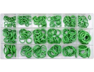 ZESTAW 270 ORINGÓW DO KLIMATYZACJI MATERIAŁ HNBR, ZIELON