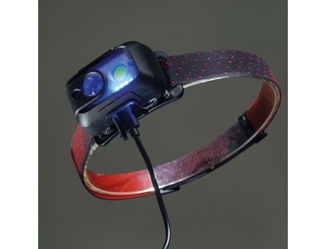 TIROSS LATARKA CZOŁOWA Z SENSOREM 5W CREE XPG2/240 lm/5h/6500K USB - 2