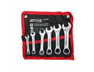 AWTOOLS KLUCZ PŁASKO-OCZKOWY KRÓTKI  KPL. 6szt. /8mm-19mm/ (8,10,13,15,17,19mm) - image 2