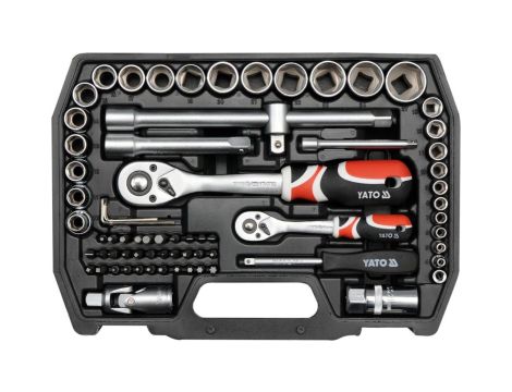 ZESTAW NARZĘDZIOWY 1/2 1/4 72 CZĘŚCI M