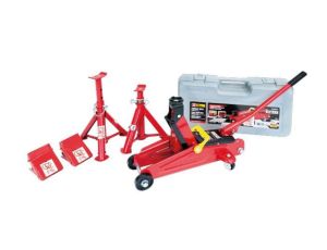 ZESTAW WARSZTATOWY PODNOŚNIK 2T,PODSTAWY 2T,KLINY POD KOŁA