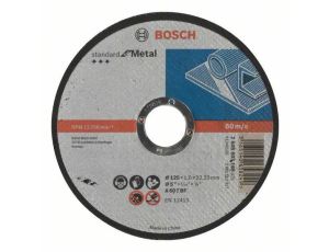 BOSCH TARCZA MET.125mm x 1,6mm x 22mm STANDARD FOR METAL 2608603165