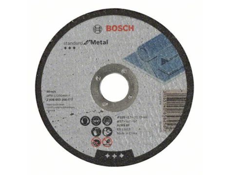 BOSCH TARCZA MET.125mm x 2,5mm x 22mm STANDARD FOR METAL 2608603166