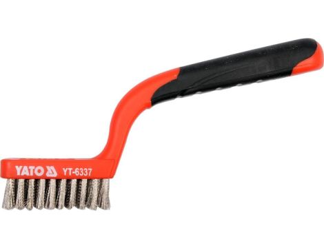 SZCZOTKA DRUCIANA 3-RZĘDOWA 180MM