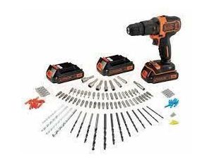 BLACK+DECKER WKRĘTARKA UDAR. 18V BDCHD181B3A 3x1,5Ah +120 ACC