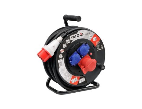 Przedłużacz bębnowy siłowy 25m H07RN-F 5G2.5mm 16A/5P 230/400V YT-8120