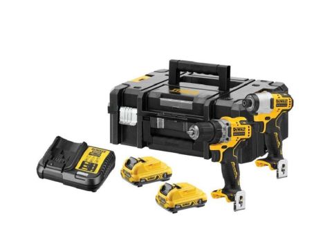 WIERTARKO-WKRĘTARKA DCD701 + ZAKR. UDAROWA DCF801 2*3.0 AH