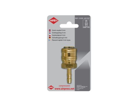 SZYBKOZŁĄCZE Z WYJŚCIEM NA WĄŻ 6 MM