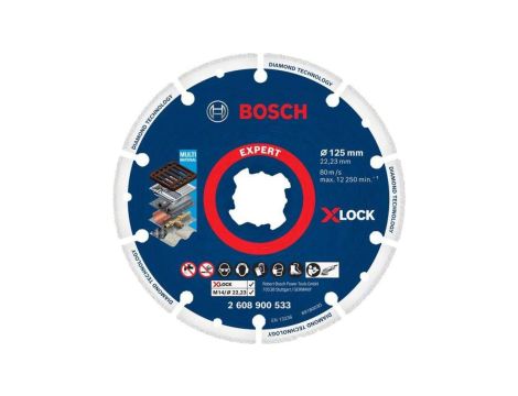 TARCZA DO METALU DIAMENTOWA X-LOCK 125MM