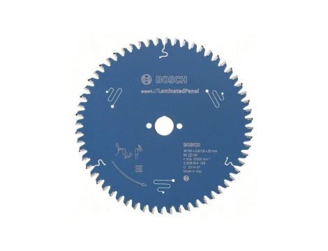 TARCZA PILARSKA EXPERT FOR LAMINATED PANEL 190*20*2.2 60T