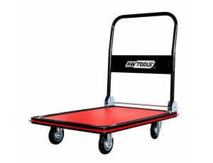 AWTOOLS WÓZEK MAGAZYNOWY 4-KOŁOWY 300KG PLATFORMA 90x60cm