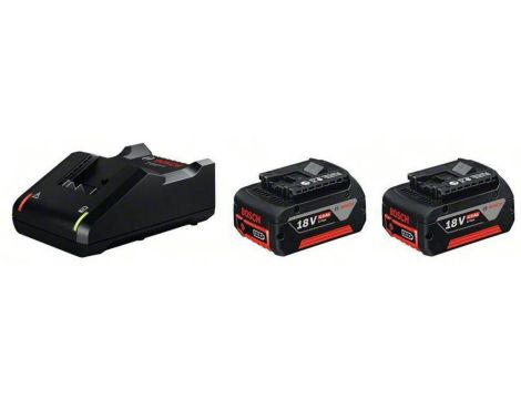 ZESTAW STARTOWY 18V 2*4,0AH + ŁADOWARKA