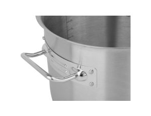 GARNEK WYSOKI Z POKRYWKĄ ZE STALI NIERDZEWNEJ 25X25 12L