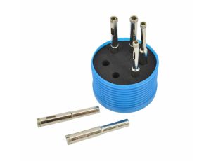 AWTOOLS ZESTAW KORON DO GRESU kpl.6szt. (2x6mm, 8, 10mm) DO PRACY NA SUCHO/MOKRO