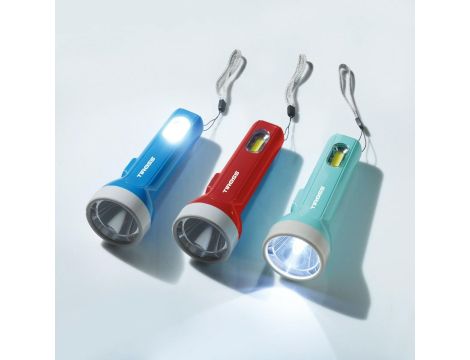 TIROSS LATARKA NA BATERIE 1W LED 70lm+ COB LED 80lm