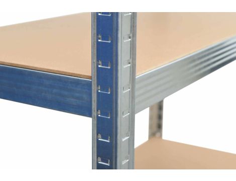 AWTOOLS REGAŁ 5 PÓŁEK 180x90x40 NOŚNOŚĆ 200KG / 4.0MM - WCISKANY SZYBKI MONTAŻ - 3