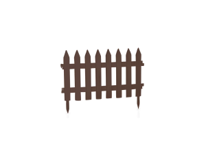 PROSPERPLAST PŁOTEK OGRODOWY 3,2m GRADEN CLASSIC BRĄZ