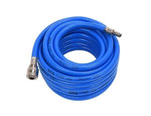 WĄŻ PNEUMATYCZNY PVC Z SZYBKOZŁĄCZAMI 10MM*10M