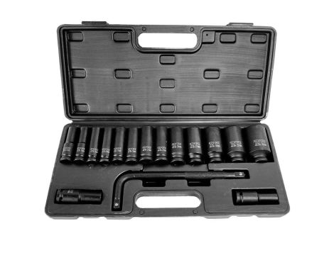 ROCKFORCE NASADKI UDAROWE DŁUGIE 15szt.+1 1/2" 10-36mm