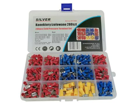 SILVER KONEKTORY IZOLOWANE 280zt.