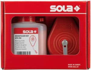 SOLA SZNUREK TRASERSKI 30m CLM SET R + KREDA CZERWONA