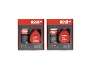 SOLA SZNUREK TRASERSKI 30m CLKS SET R + KREDA CZERWONA