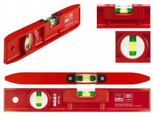 SOLA POZIOMNICA PLASTIKOWA 25cm  PTF 25
