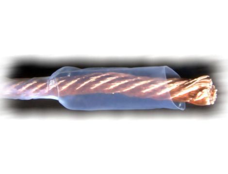 Koszulka termokurczliwa wysokotemperaturowa teflonowa (max. 260 st.C) przezroczysta 2.0/0.5mm (dł. 1m)