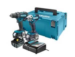 MAKITA ZESTAW COMBO 18V DLX2339JX1 (DDF482+DTD156) 3x5,0Ah MAKPAC