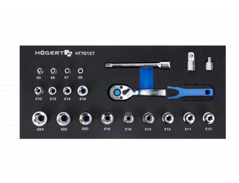 HOGERT ZESTAW KLUCZY   22el. /WKŁAD EVA