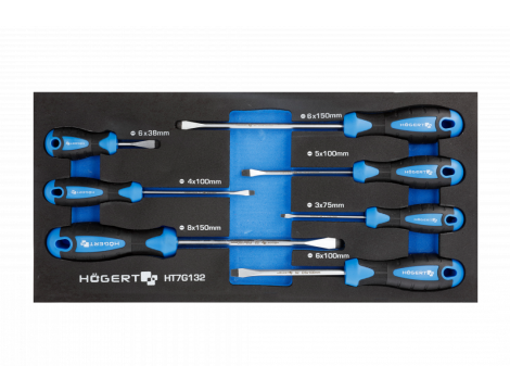 HOGERT WKRĘTAKI PŁASKIE kpl. 7szt. / WKŁAD EVA