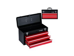 Skrzynka szafka narzędziowa warsztatowa walizka 3 szuflady stalowa Schmith