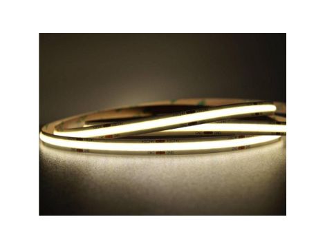 UQS-COB-8W-NW-24V-5m Profesjonalna Taśma LED typu COB, 8W 320 chips/m, CRI 90, 24V, biala neutralna, 4000K, IP20, 5m