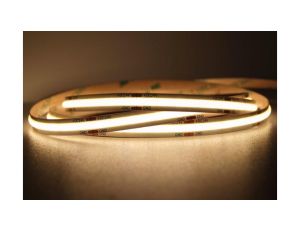 UQS-COB-8W-WW-24V-5m Profesjonalna Taśma LED typu COB, 8W 320 chips/m, CRI 90, 24V, biala ciepla 3000K, IP20, 5m