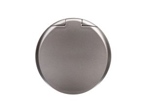 CELIANE Plakietka gniazda pojedynczego z klapką Tytan 068421